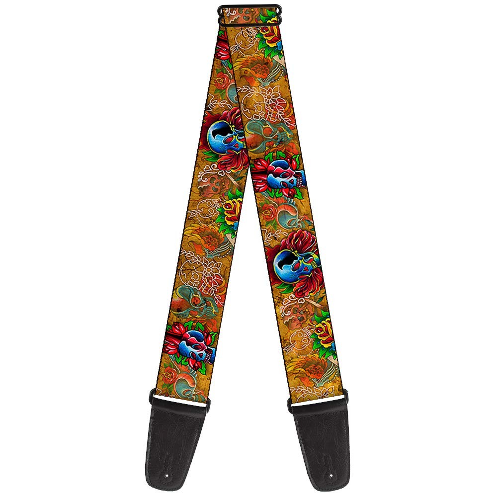 Guitar Strap - Tattoo Johnny-Candles & Skulls ACC NEWAnother great item from Rarewaves USA | Free delivery!