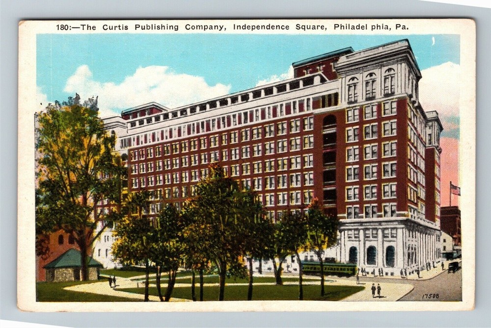 Philadelphia PA-Pennsylvania Curtis Publishing Company Building Vintage Postcard