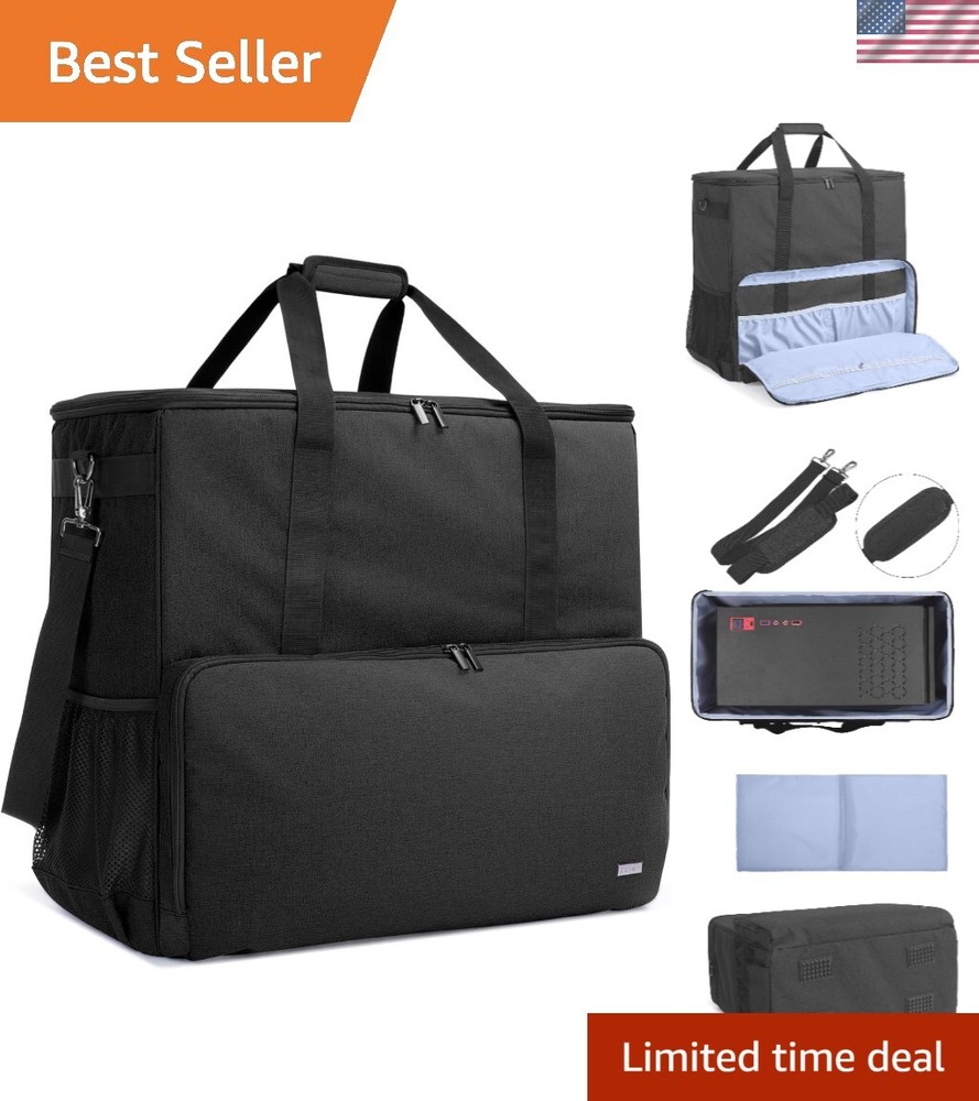 PC Carrying Case for Computer Tower, Keyboard, and Accessories Travel Bag