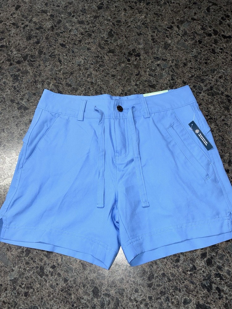 Magellan Outdoors Women’s XS Fish Gear Falcon Lake Shorts Provence Blue NWT