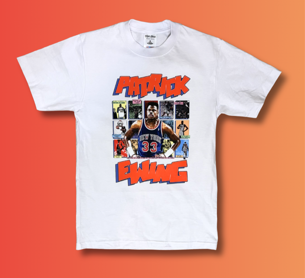 Knicks Patrick Ewing Unisex T-shirt (Shaka wear) S-2XL