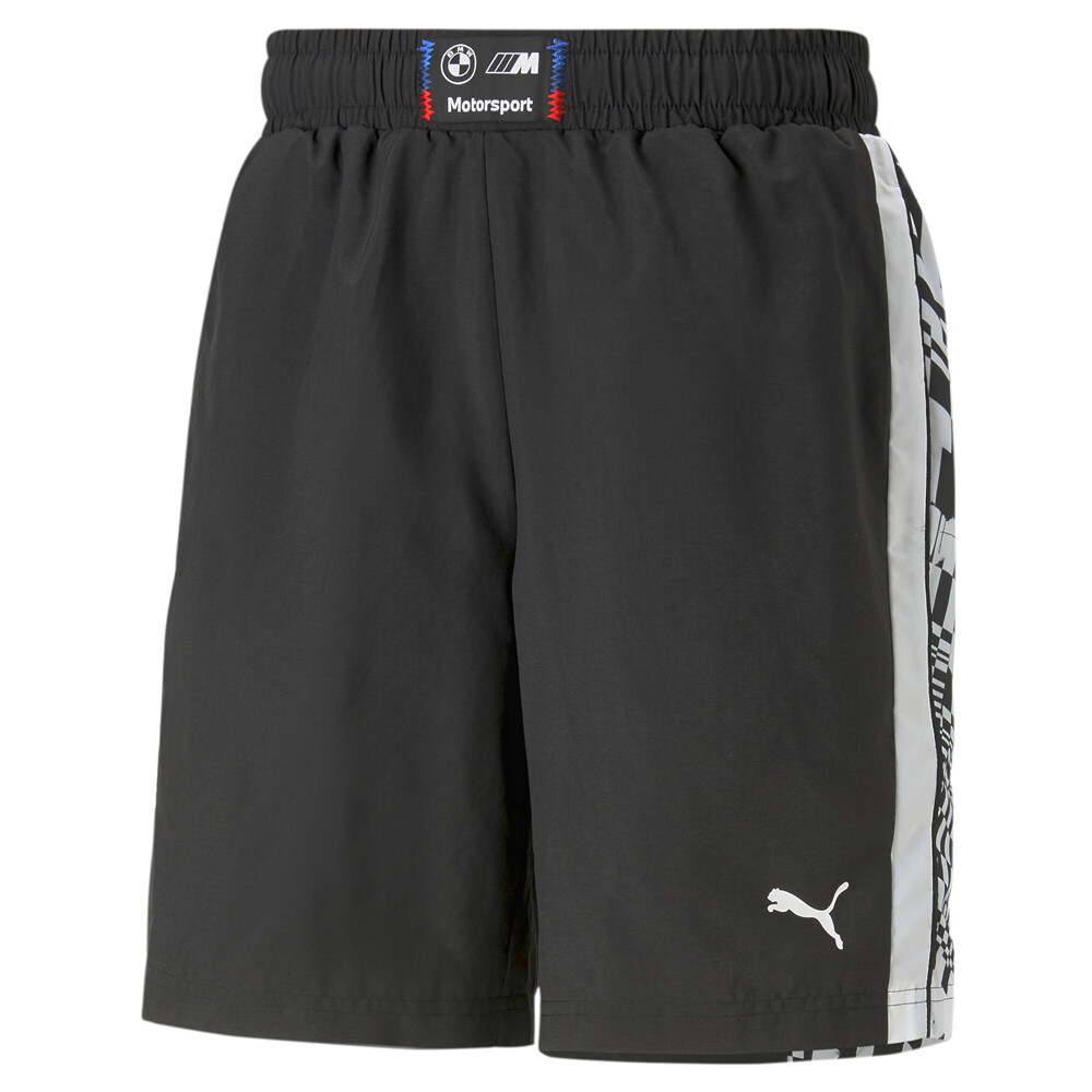 Puma BMW MMS Sweat Shorts for Men - Black Athletic Casual Bottoms 53840101