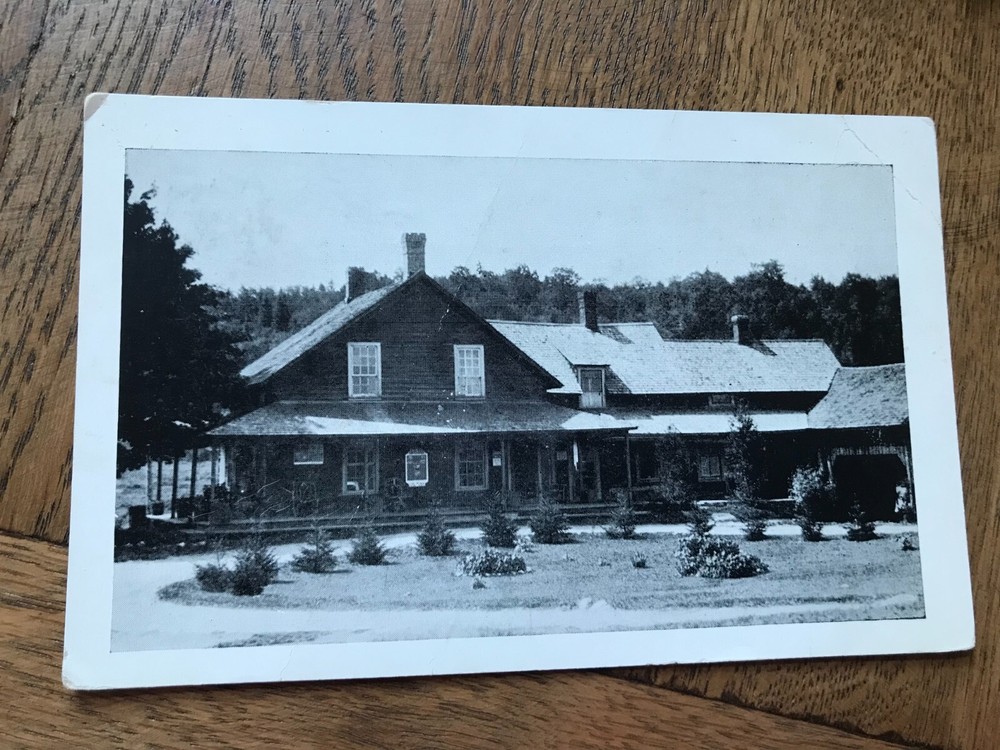 Scene at John Brown Farm Lake Placid New York Postcard