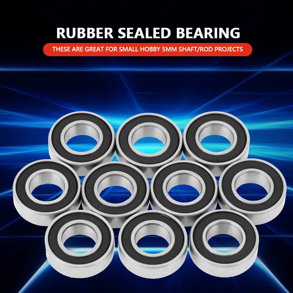 10pcs 688-2RS Rubber Sealed  Deep groove Ball Bearings 8x16x5mm