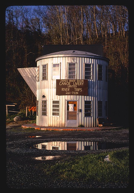 Lexington Virginia Coffee Pot Restaurant 1982 James River Basin Canoe Livery