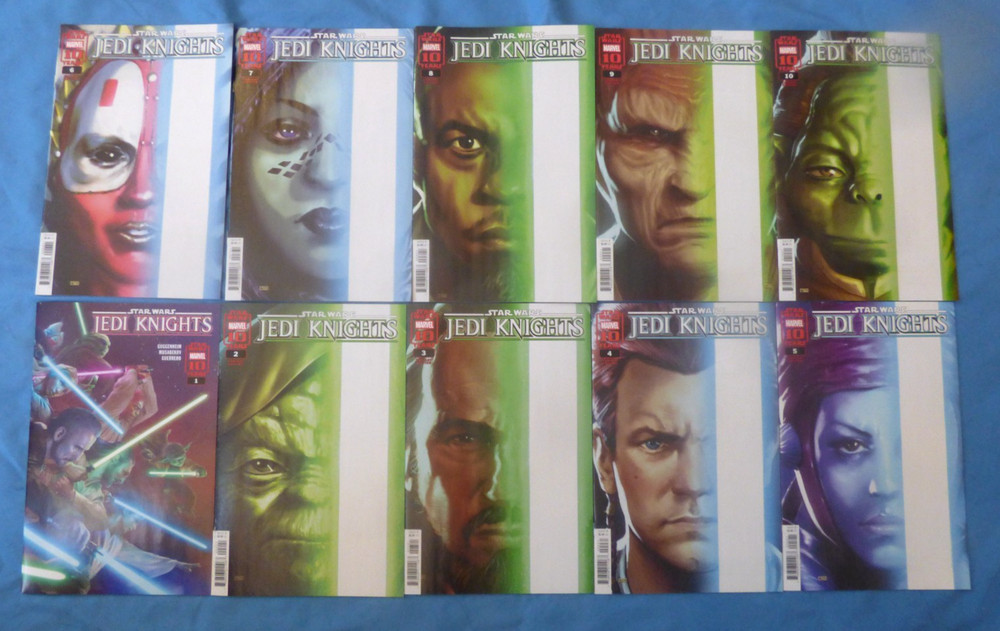 Star Wars Jedi Knights 1-10 Full Series Marvel Comic Book Lot 2025 Yoda Obi Wan