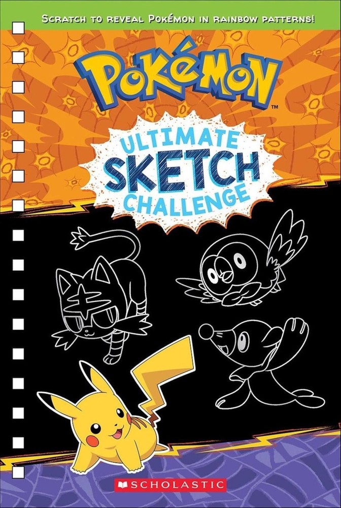 Ultimate Sketch Challenge (Pokemon) by Maria S. Barbo (English) Hardcover Book