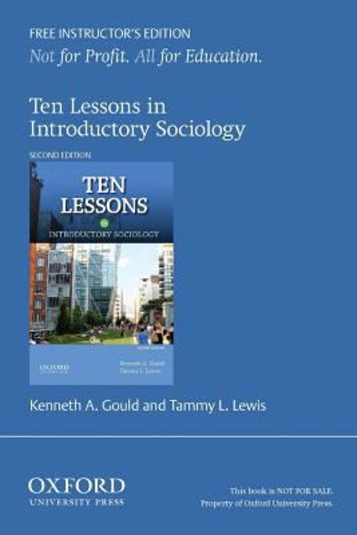 Ten Lessons in Introductory Sociology IE Paperback Lewis Gould