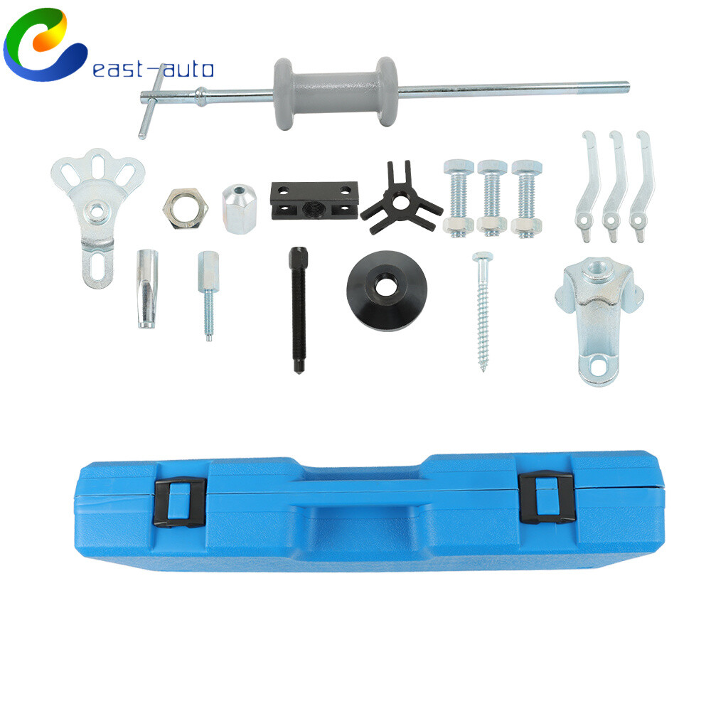 Slide Hammer Dent Puller Tool Kit Wrench Adapter Axle Bearing Hub Auto Set