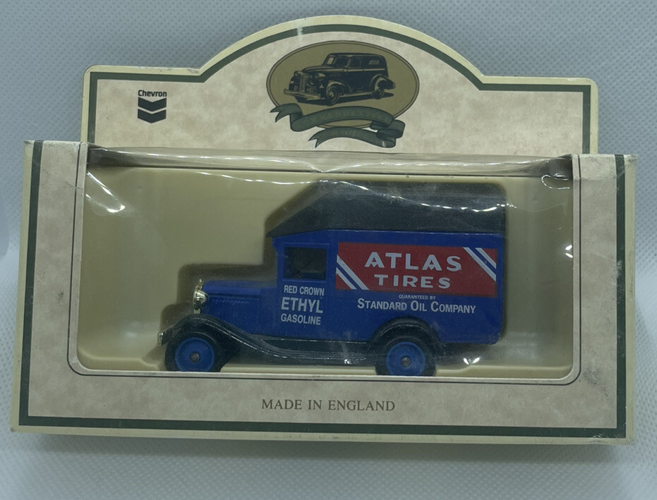 Atlas Tire Truck Standard Oil Company Chevron Die-Cast Metal Replica Toy Car