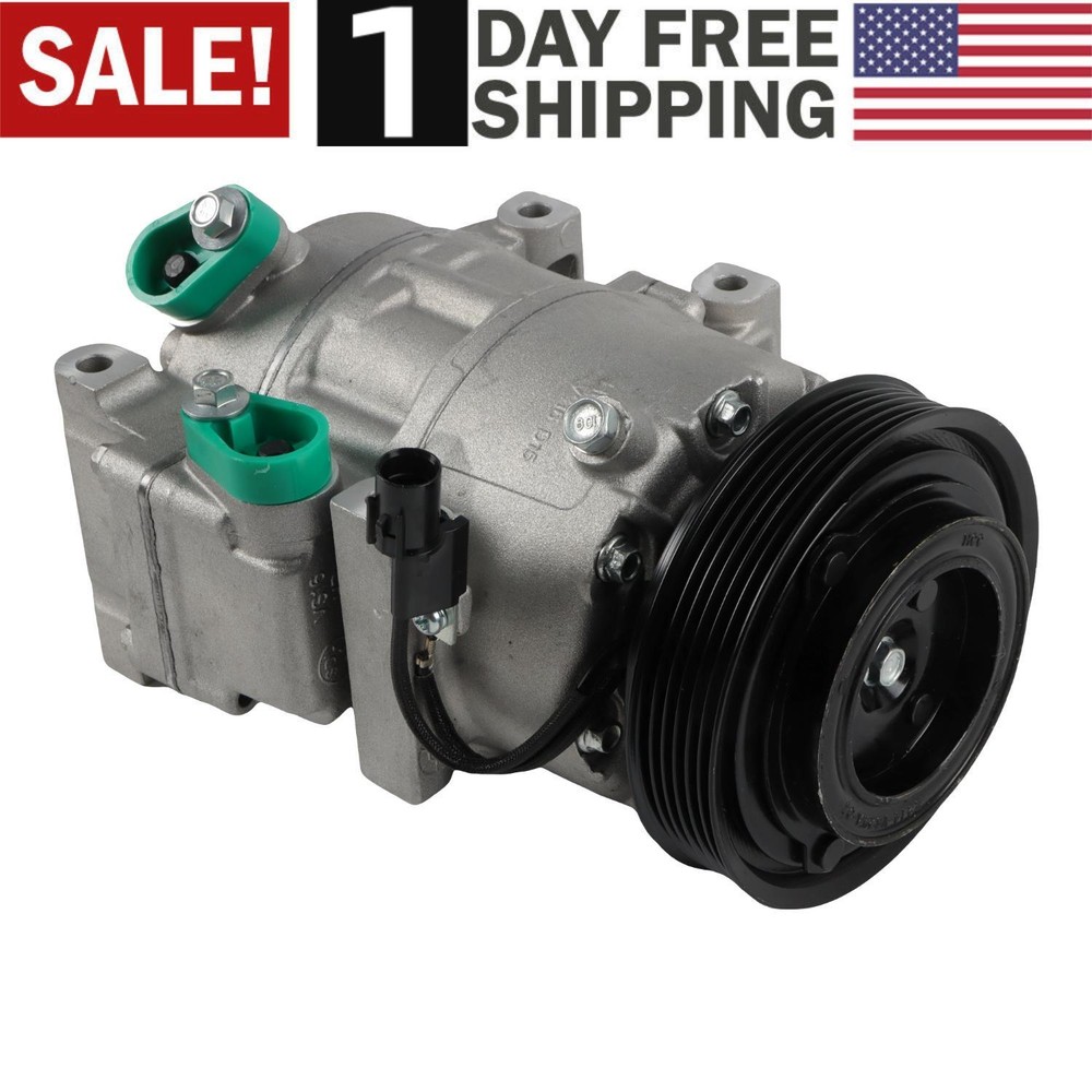 A/C AC Compressor For Hyundai Santa Fe Azera Sonata Kia Optima Sorento Amanti