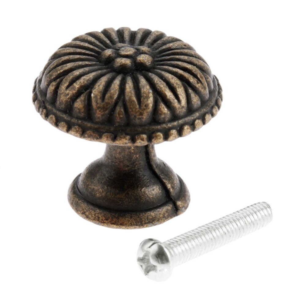 Antique Bronze Cabinet Knob for Furniture Kitchen Wardrobe Door Pull Handle Hardware