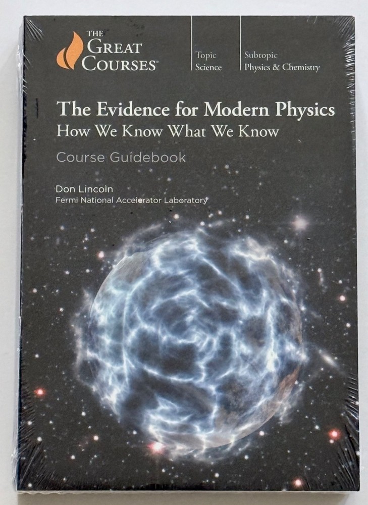 Great Courses : Evidence for Modern Physics Don Lincoln DVD & Guidebook 2021 NEW