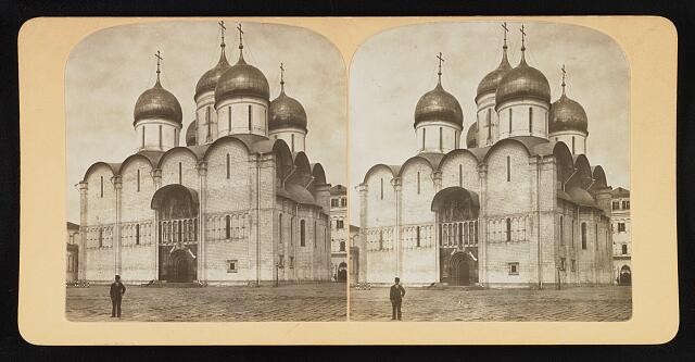 Photo:Dormition cathedral, the Kremlin, Moscow, Russia 1903