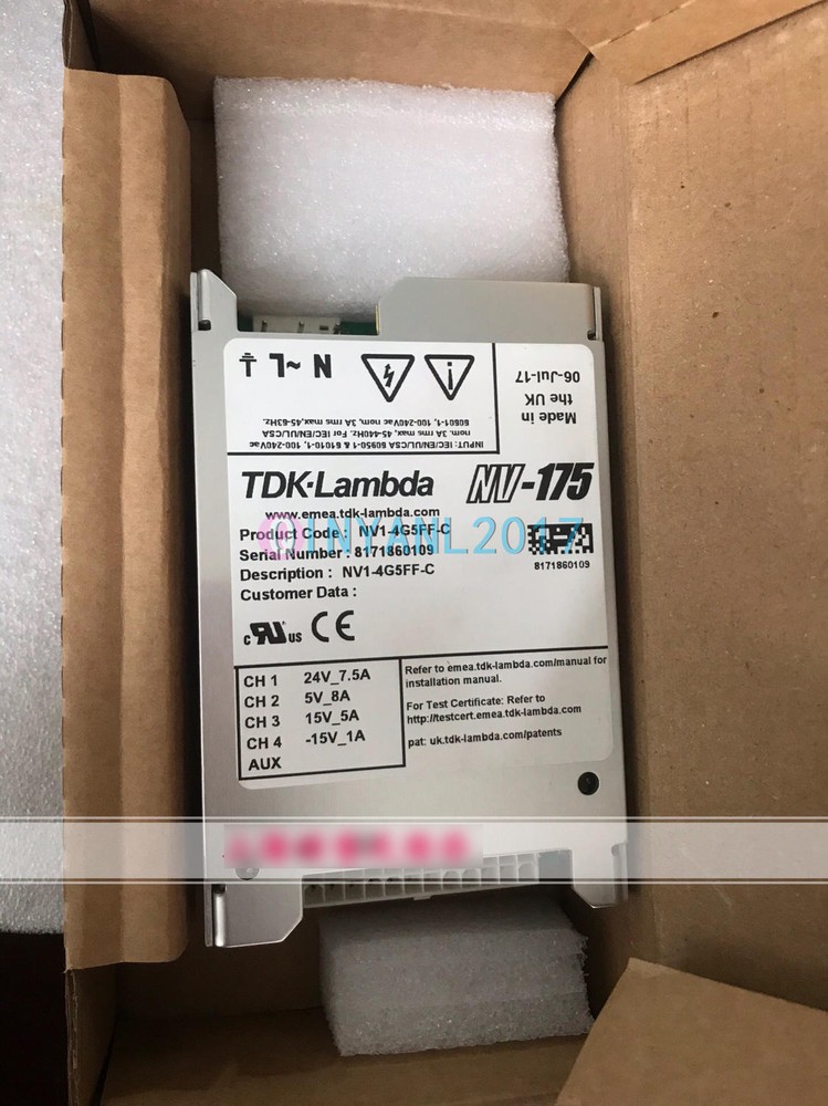ONE NEW TDK-Lambda Power Supply NV-175 NV1-4G5FF-C #A6-10