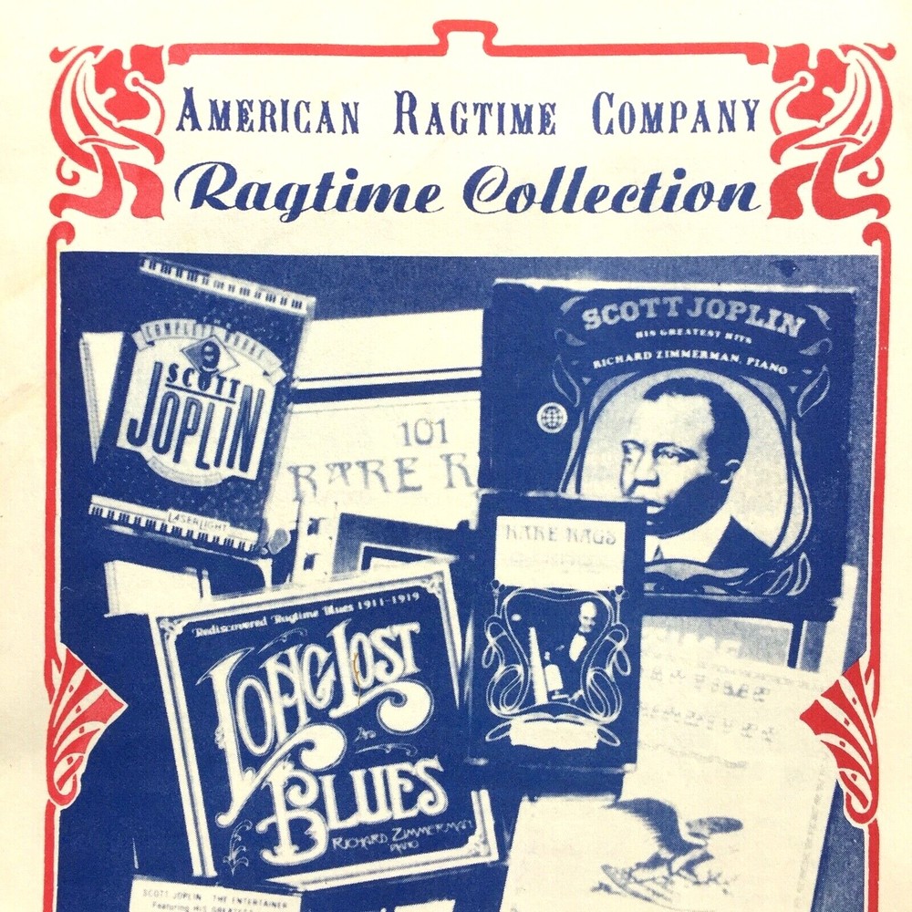 1997 RAGTIME COLLECTION vintage recordings catalogue AMERICAN RAGTIME COMPANY