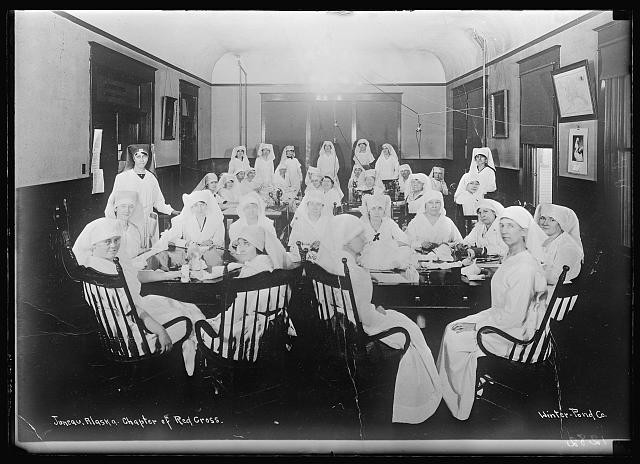 Photo:Juneau, Alaska. Chapter of the Red Cross