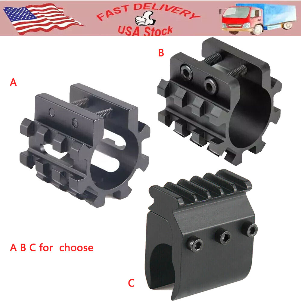 Tactical 12GA Picatinny Rail Barrel Mount with 1
