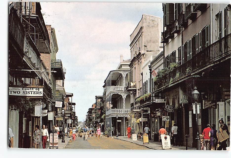 Postcard Royal Street New Orleans Louisiana USA