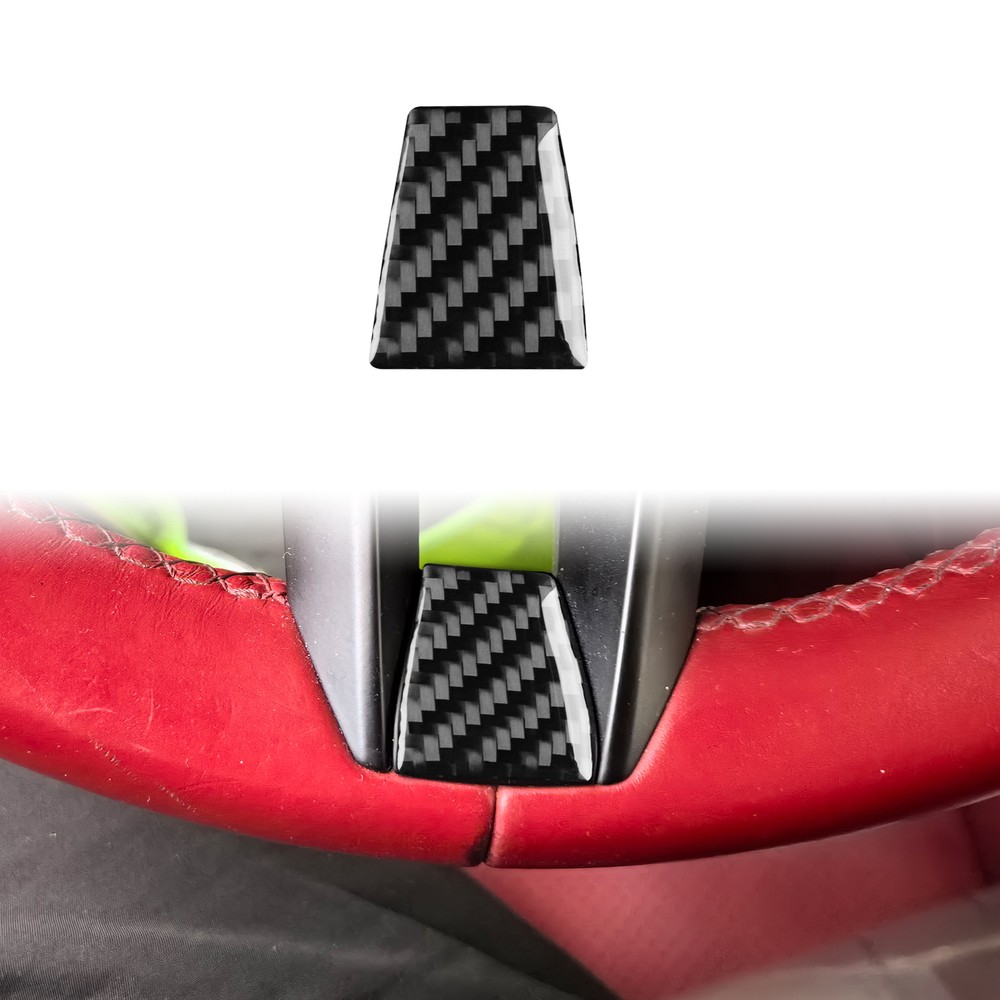 Real Carbon Fiber Steering Wheel Chin Trim Fit For Porsche 911 992 2019-2023