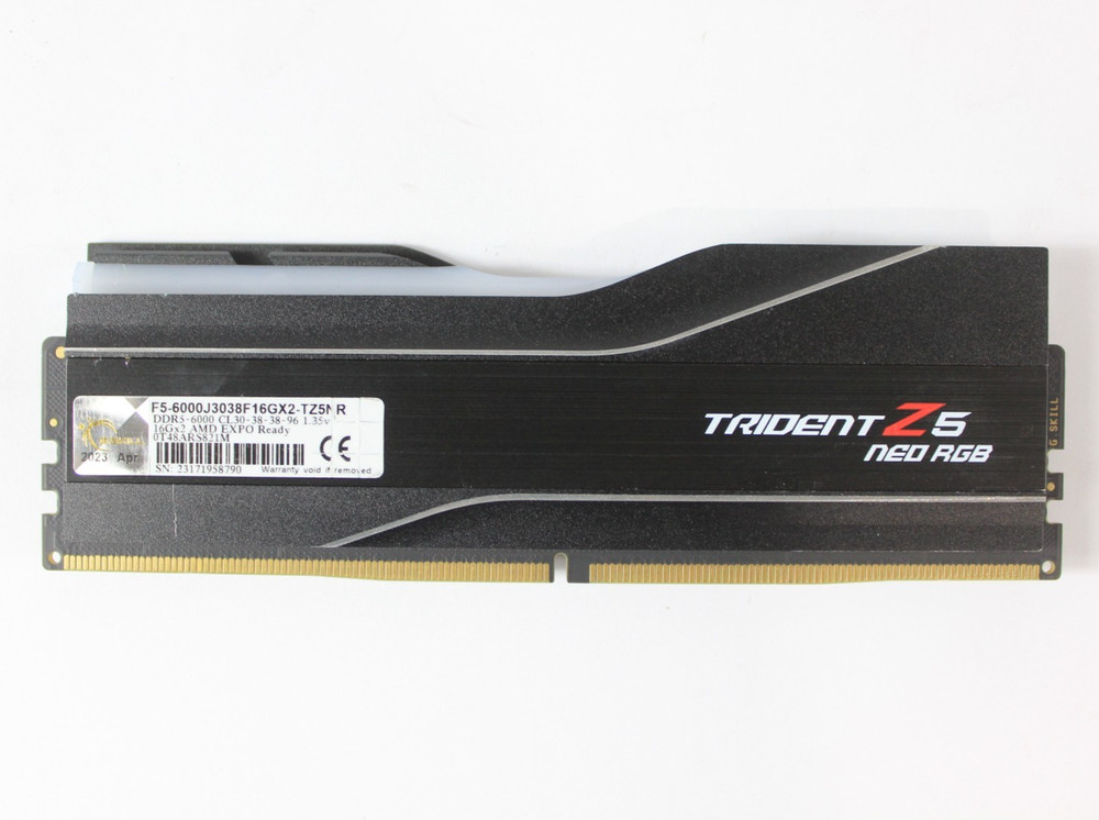 G.SKILL TRIDENT Z5 NEO RGB 16GB (1x16GB) DDR5 RAM F5-6000J3038F16GX2-TZ5NR
