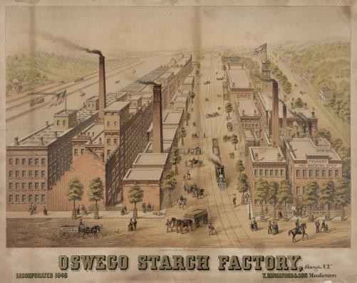 Photo:Oswego starch factory,Oswego,N.Y.