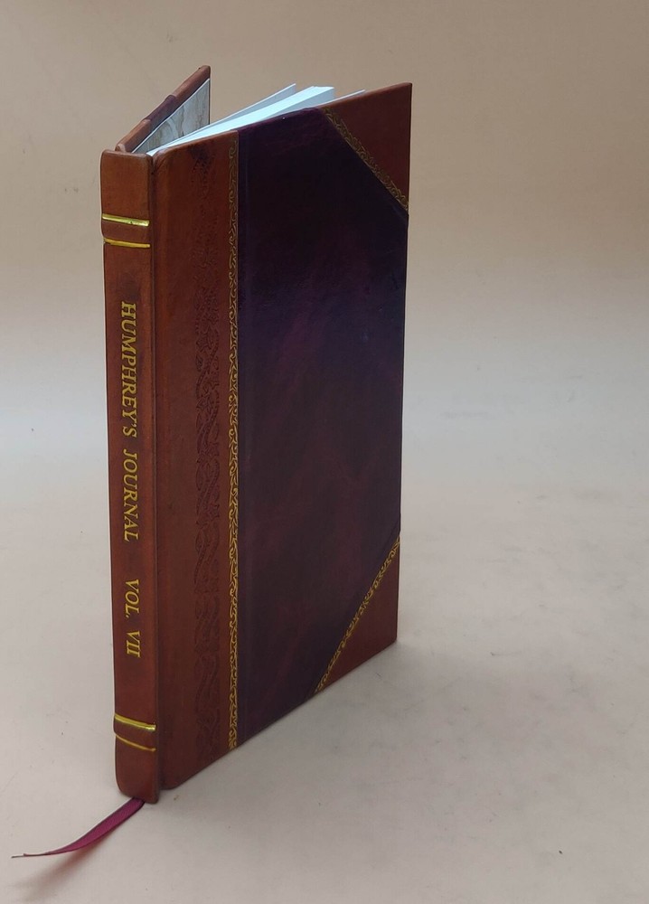 Humphreys Journal of Daguerreotype & Photographic Arts Leather Bound Edition