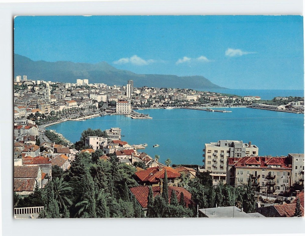 Postcard Panoramic View Split Croatia