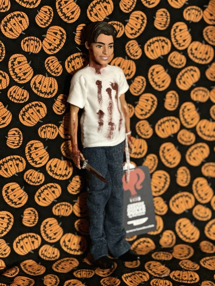 Billy Loomis CUSTOM HORROR DOLL OOAK 12” SCREAM Action Figure Skeet