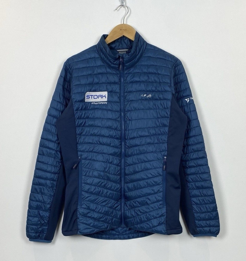 Rab Cirrus Flex Jacket QIO-23 Full Zip Quilted Men’s Size M Blue Top Outdoor