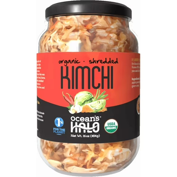 Ocean's Halo Organic Kimchi, Shelf Stable, 16 Oz FRESH - Free Shipping