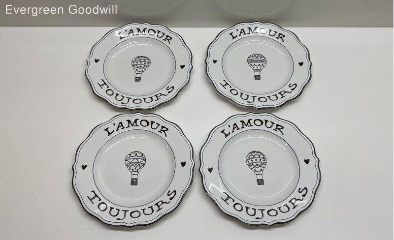 Juliska L'Amour Toujours Dinnerware - Set of Four Plates