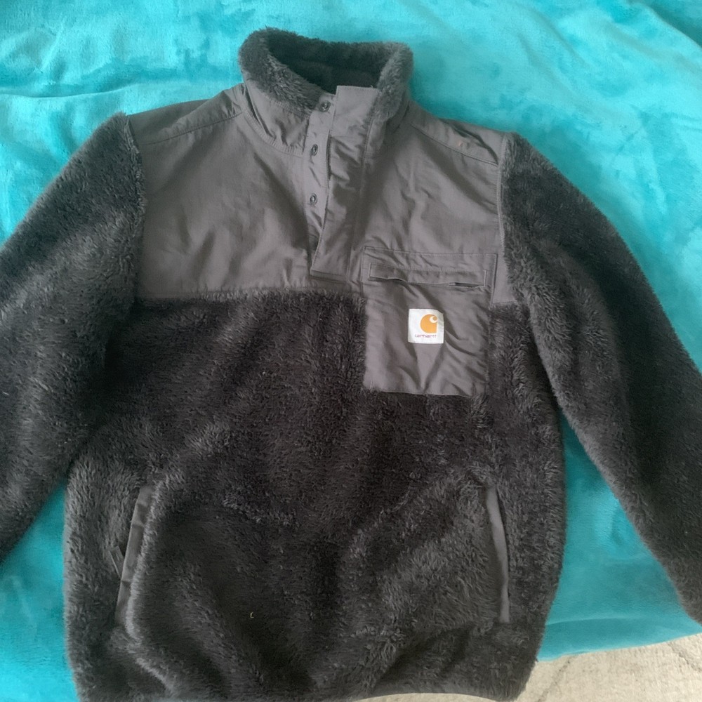 Carhartt WIP Men’s Fleece Jacket Black Size XS perfect Condition