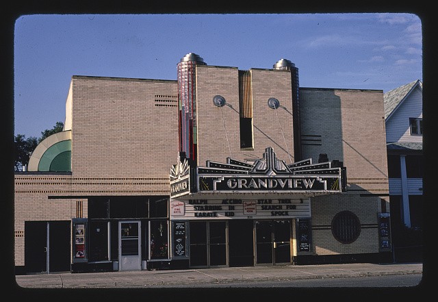Photo:St Paul Minnesota Grandview Theater 1984 Art Deco Movie Theater