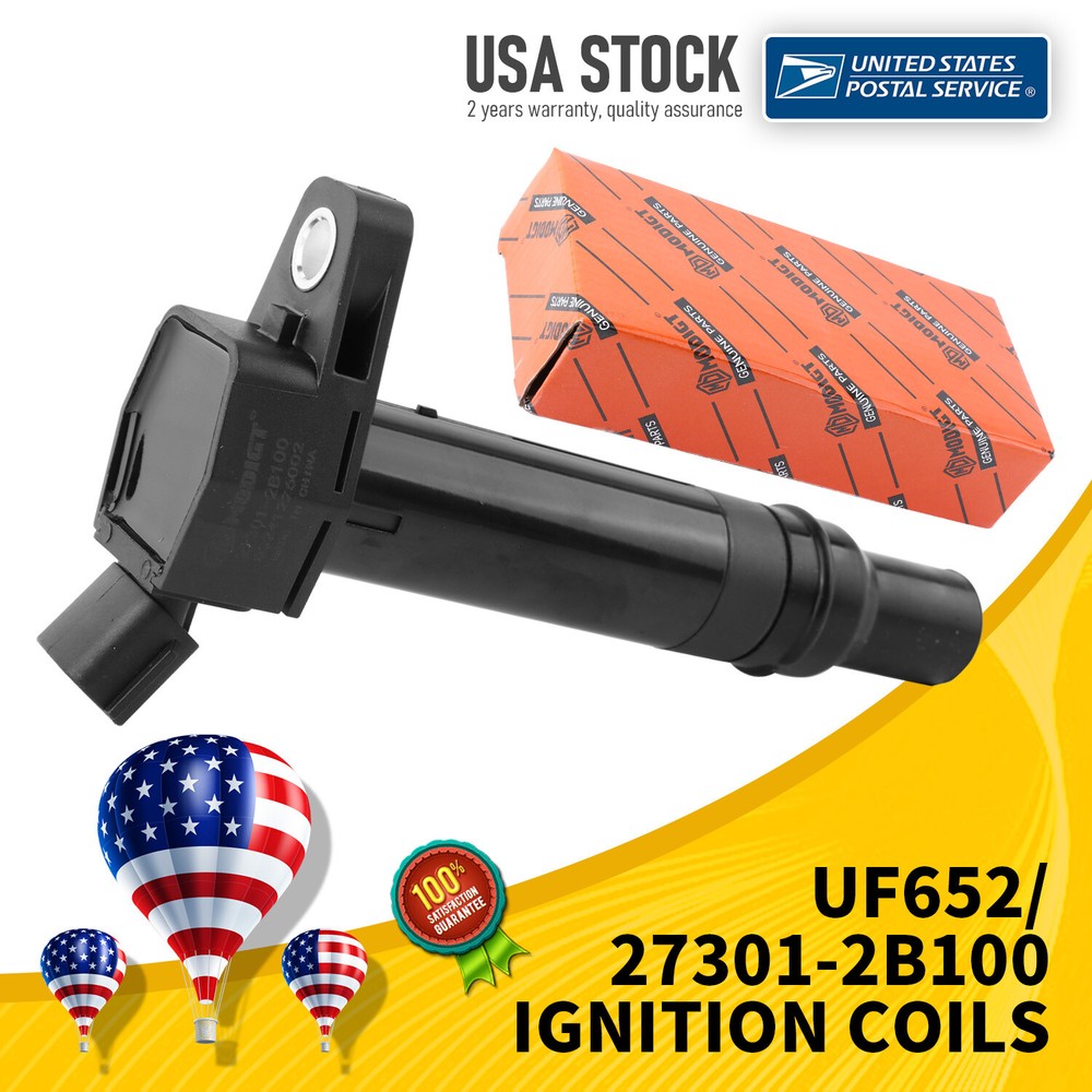 Engine Ignition Coils Direct OEM High Performance UF652 Set of 1 for Hyundai Kia