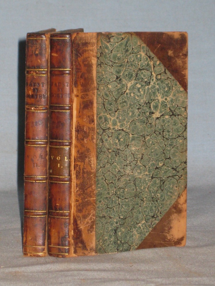1825 Book Faust In 2 Vols. By Goethe