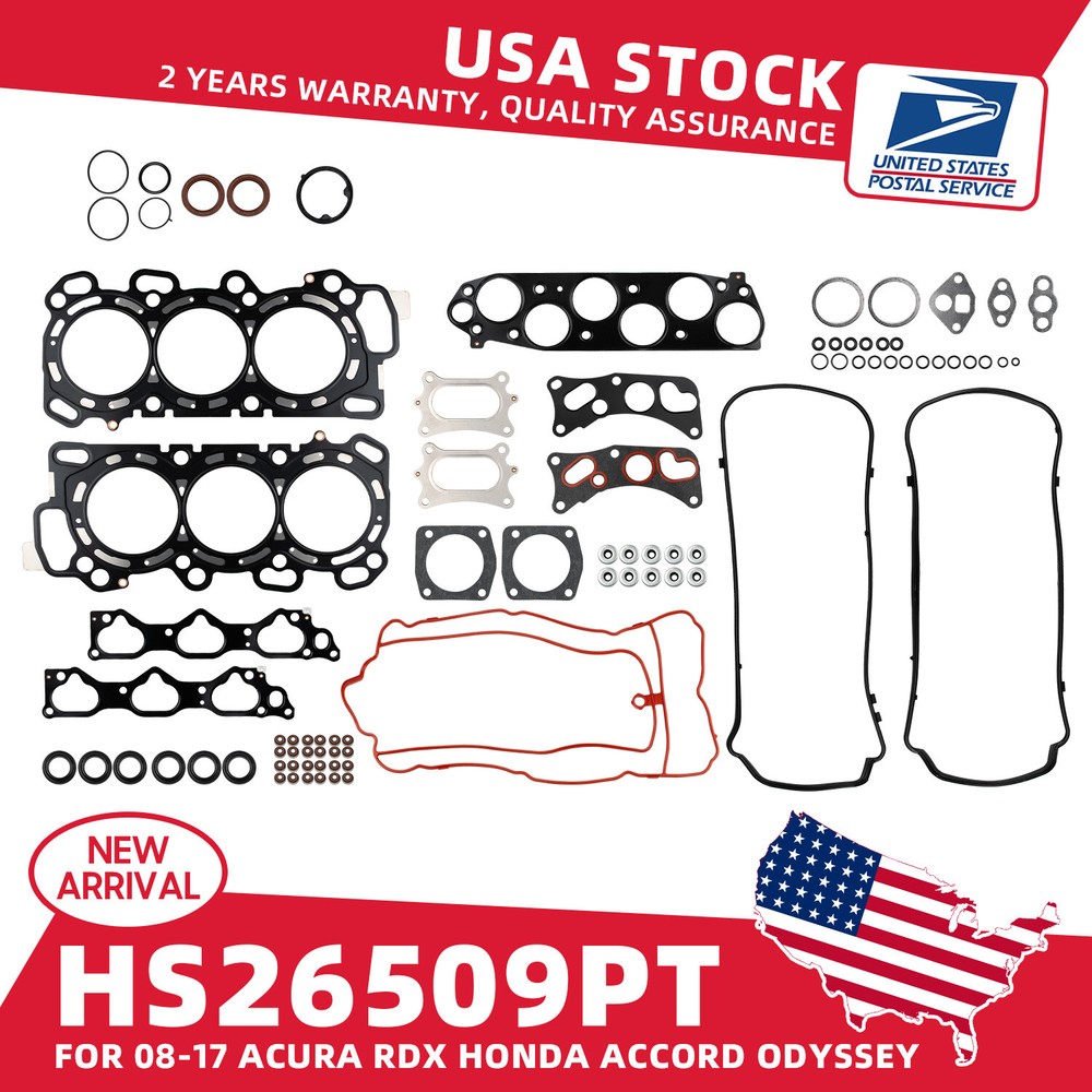 HS 26509 PT Cylinder Head Gasket Set For Select 2008-2017 Acura Honda Models