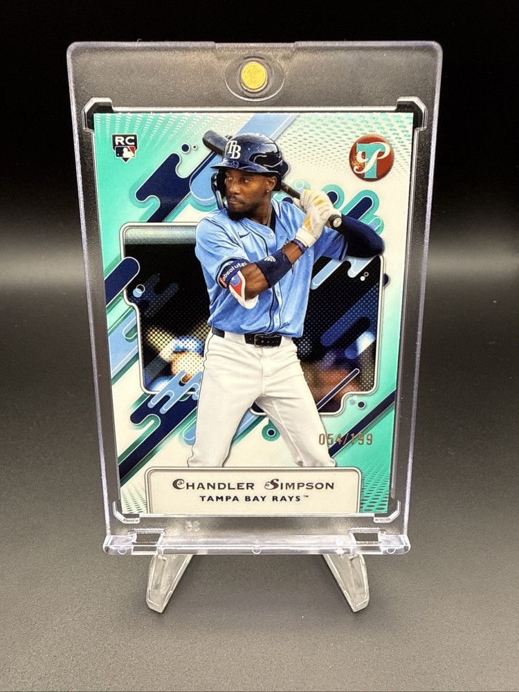 2025 Topps Pristine Chandler Simpson Aqua Refractor /199 🔥 RC Rays