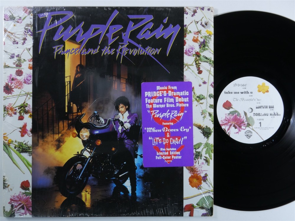 PRINCE & THE REVOLUTION Purple Rain WARNER BROS LP SHRINK i