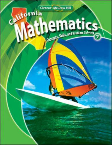 California Mathematics : Concepts, Skills, and Problem Solving, Grade 7 by ...