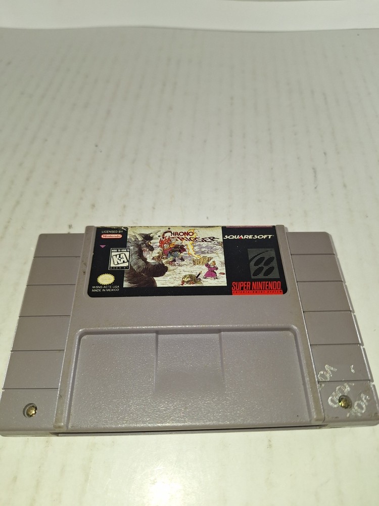Chrono Trigger (Super Nintendo SNES, 1995) Authentic & Working w/ Dust Cover