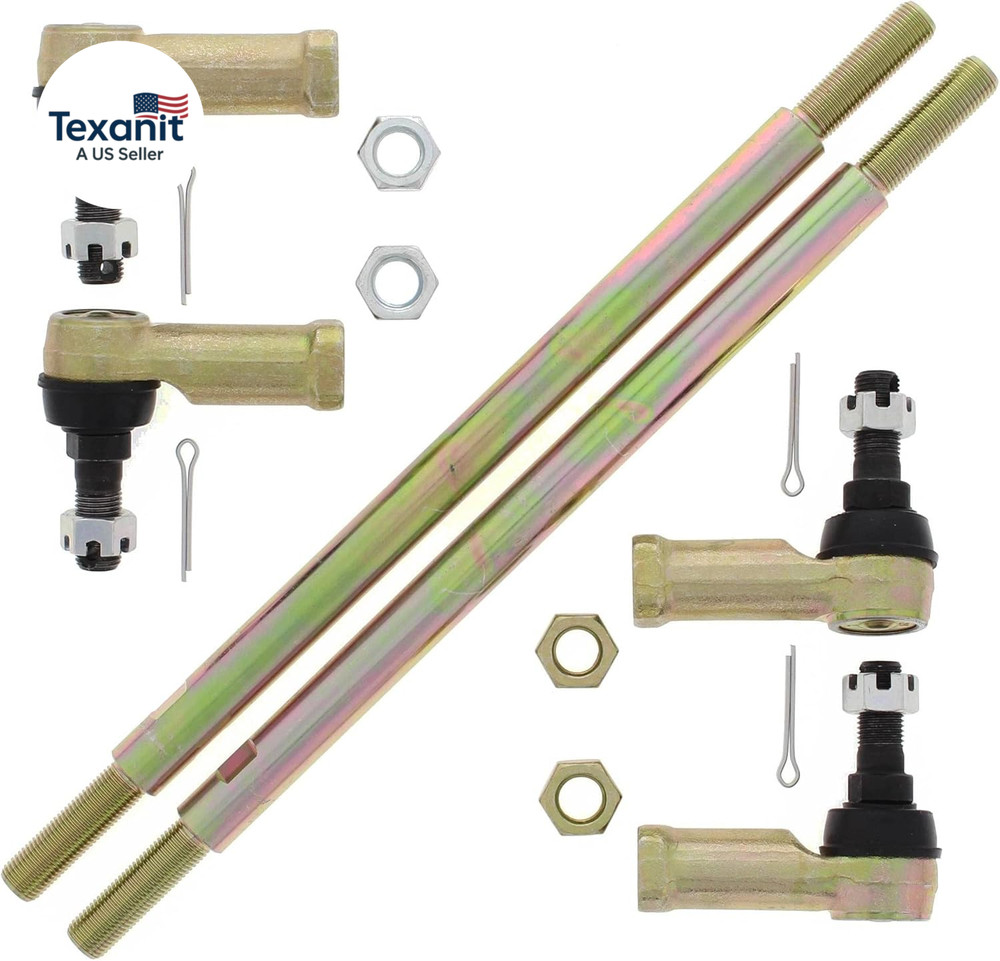 Racing Tie Rod Upgrade Kit Compatible With/Replacement for Honda Trx500Fa 01-17,