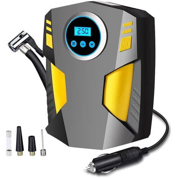 Tire Inflator Car Air Pump Compressor Electric Portable Auto 12V Volt 150 PSI