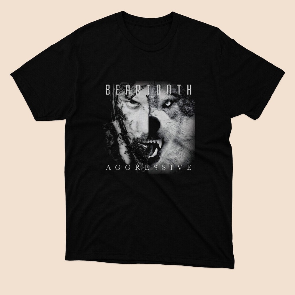 Aggressive Of Beartooth Band Cotton Black All Size Unisex Tee Shirt MC469