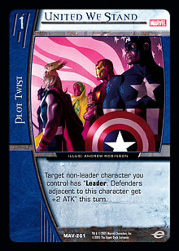 VS System: United We Stand - Foil [Played] VS: Marvel The Avengers TCG CCG Class