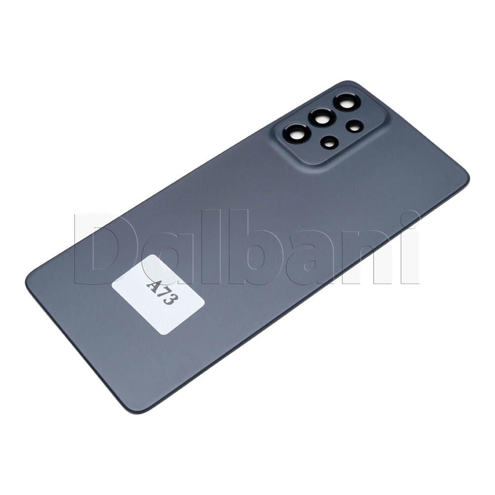 Back Glass Rear Housing Battery Cover For Samsung Galaxy A73 SM-A736 Black