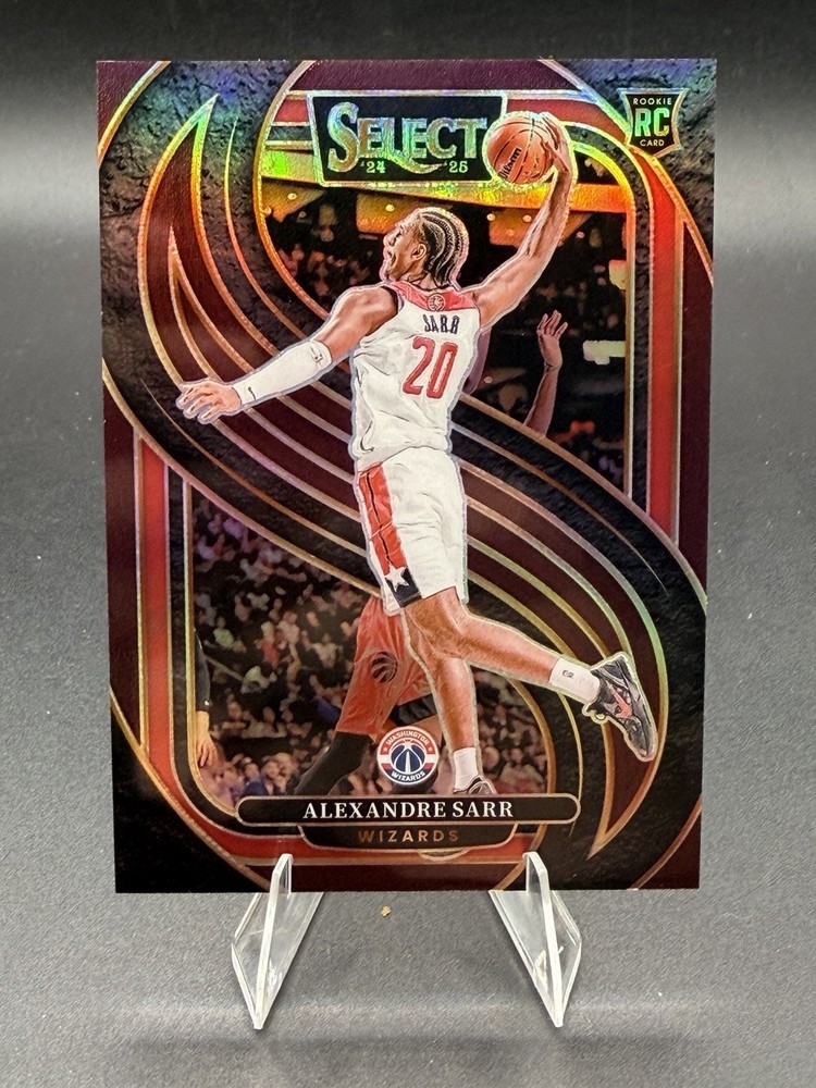 2024-25 Panini Select Maroon Prizm Alexandre Sarr Rc /175 Washington Wizards🔥