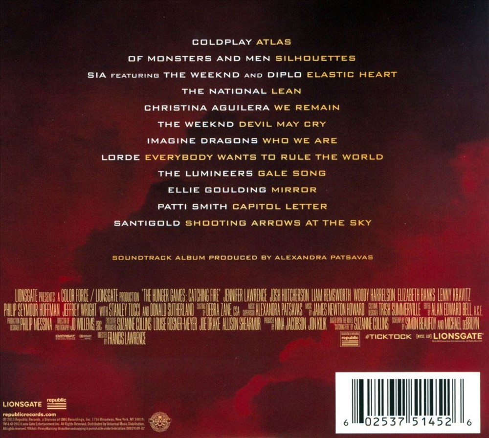 VARIOUS ARTISTS - THE HUNGER GAMES: CATCHING FIRE [ORIGINAL MOTION PICTURE SOUND