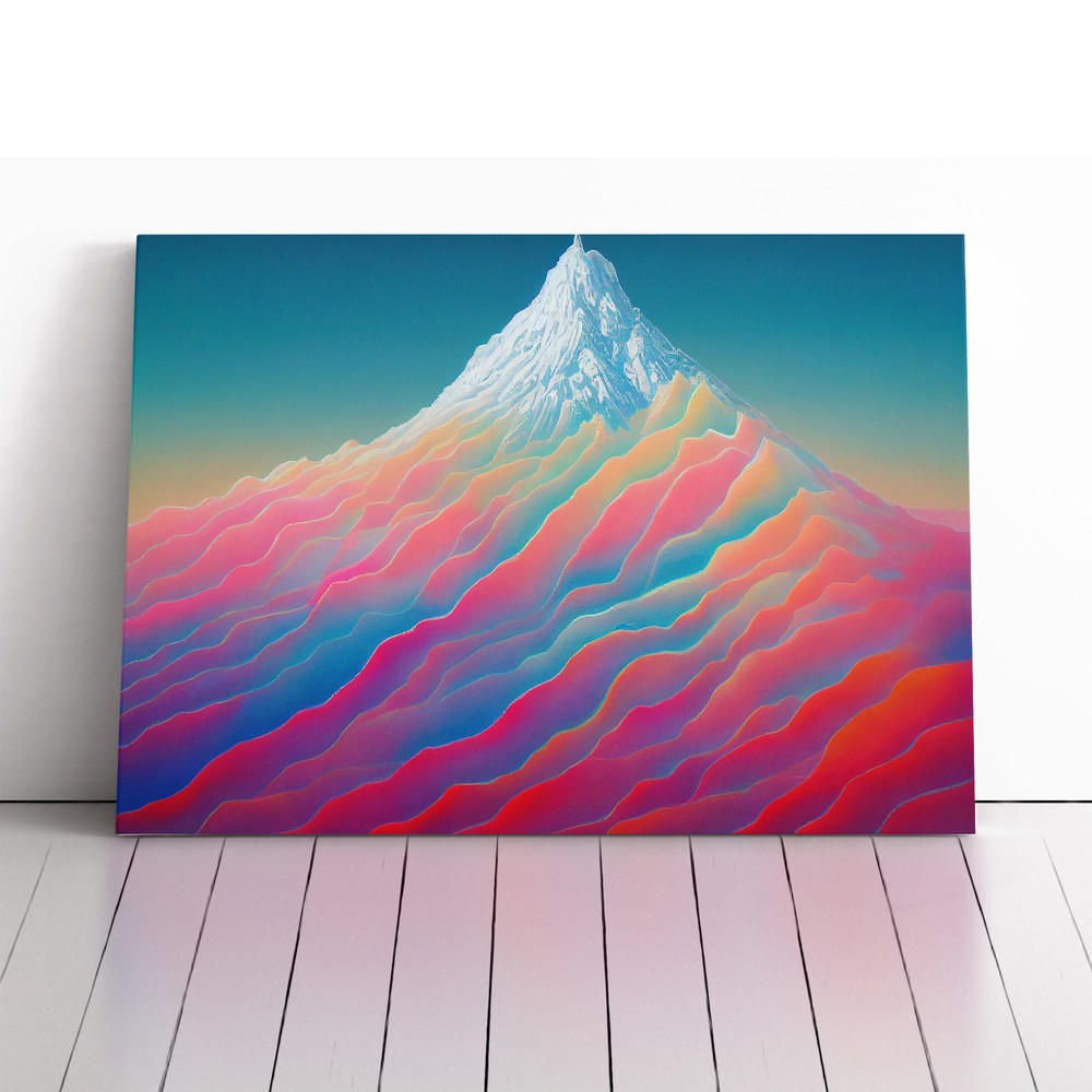 Boundless Colourful Mountain Canvas Wall Art Print Framed Picture Home Decor