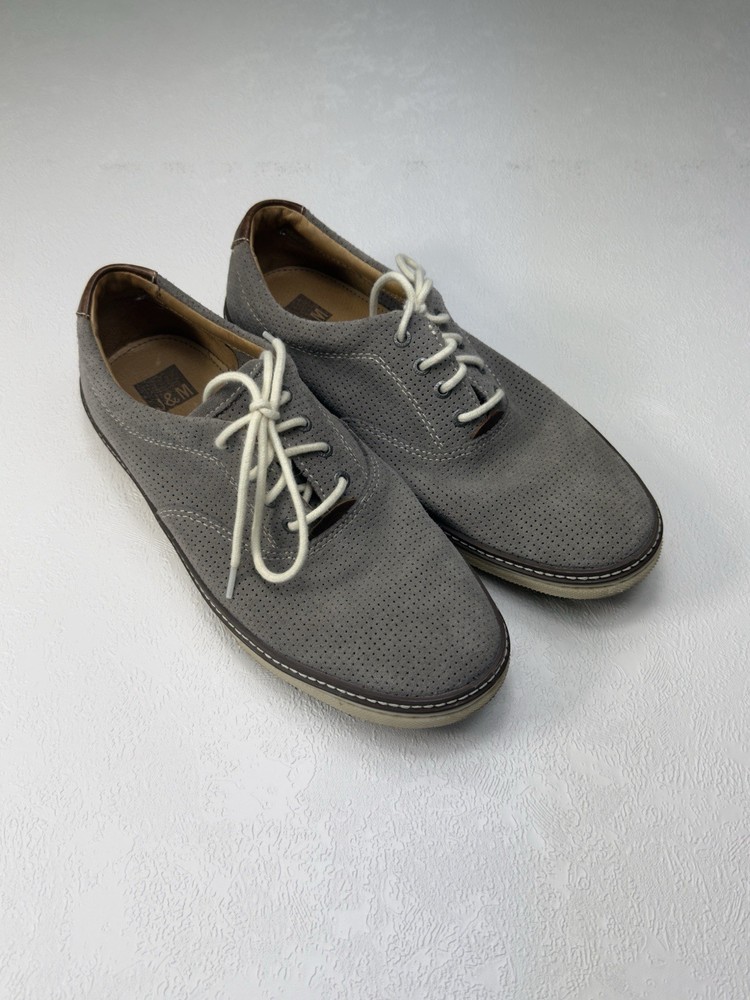Johnston & Murphy Men's McGuffey Knit Saddle Shoe Casual Lace-Up Athletic Sz 8.5